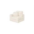 Best Quality Furniture Cream Fluffy Fabric Compressed Modular Sectional