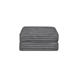 Best Quality Furniture Dark Gray Fluffy Fabric Compressed Modular Ottoman