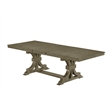 Best Quality Furniture 7 Piece Extendable Dining Set in Light Ash Brown Wood