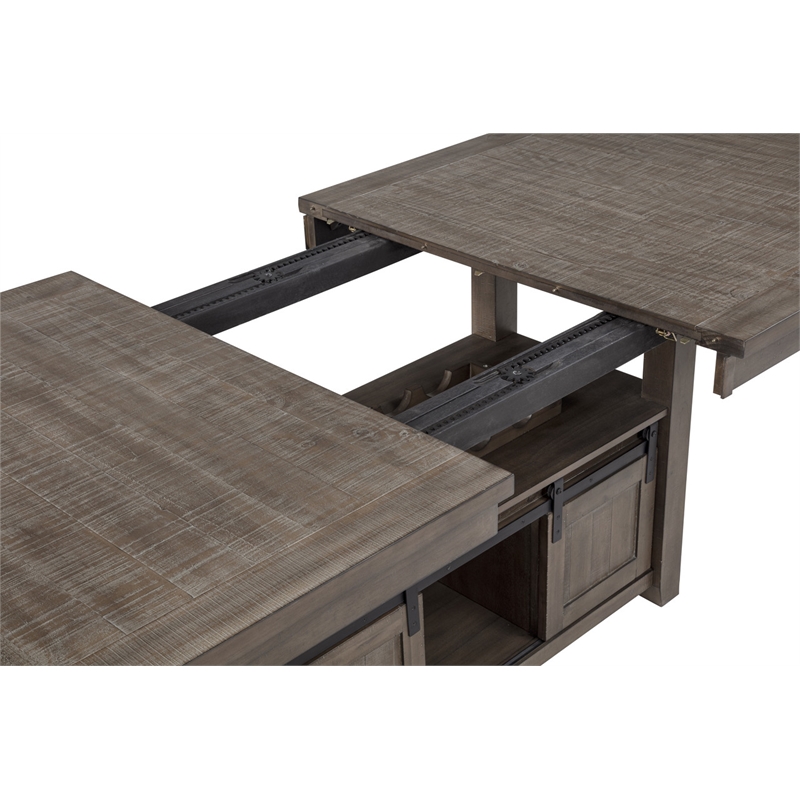 Best Quality Furniture 9 Piece Extendable Dining Set in Walnut Brown Wood