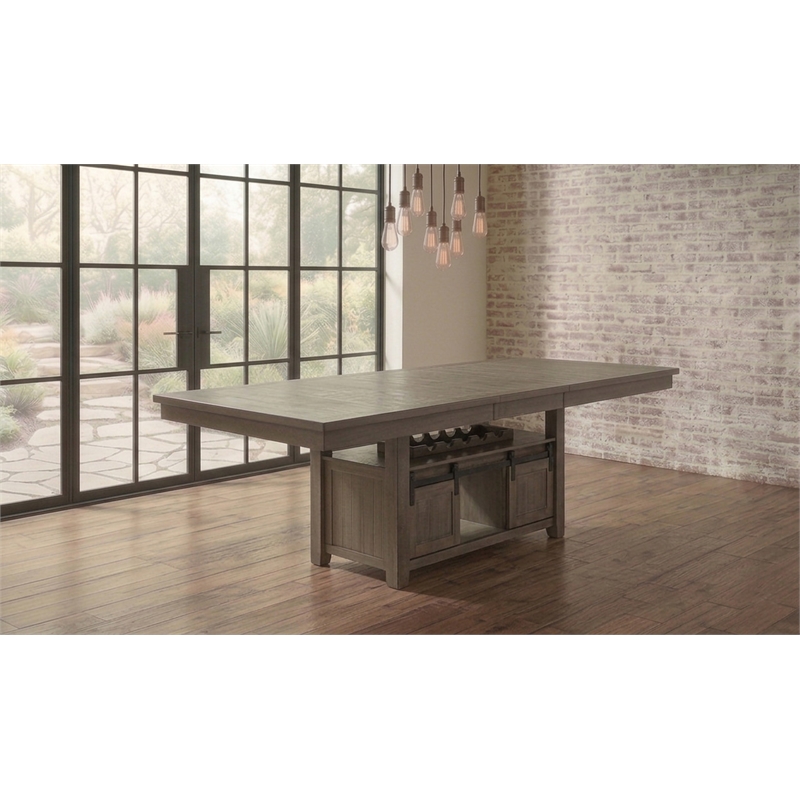 Best Quality Furniture Extendable Walnut Brown Wood Dining Table