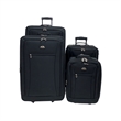 American Flyer Brooklyn 4-Piece Luggage Set in Black