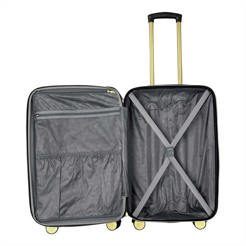 Jenni Chan Entin 3-Piece Hardside Spinner Set in Black