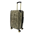 Jenni Chan Leopard 3-Piece Hardside Spinner Set in Leo Tan