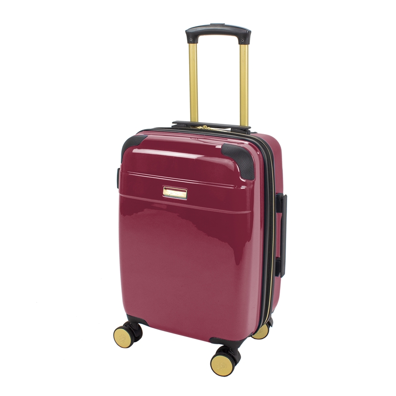 Jenni Chan Entin 3-Piece Hardside Spinner Set in Merlot