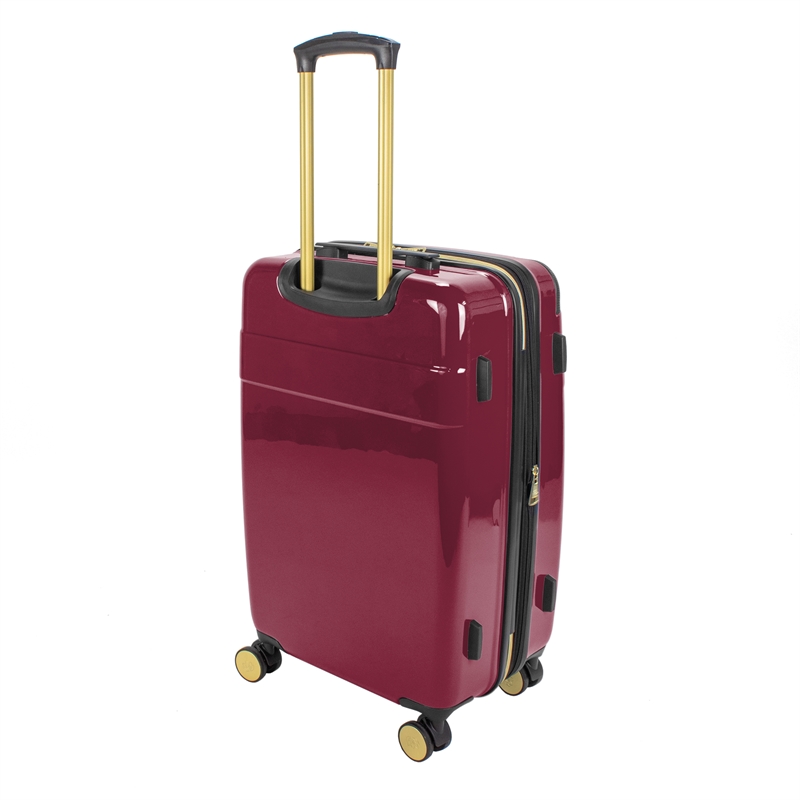 Jenni Chan Entin 3-Piece Hardside Spinner Set in Merlot