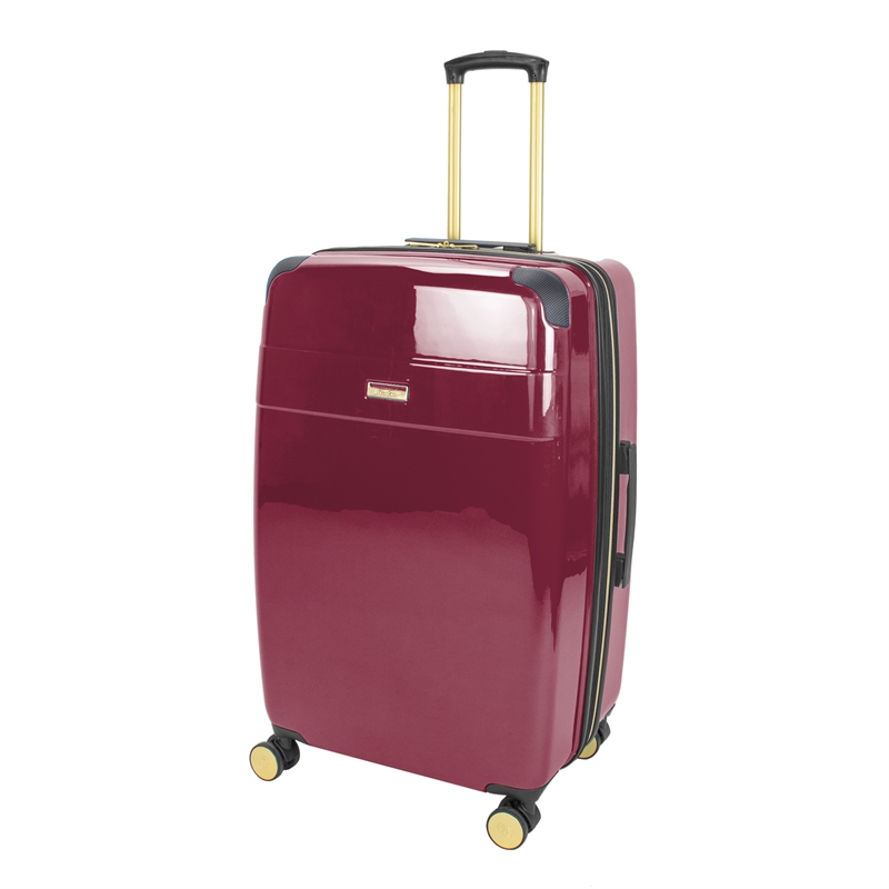 Jenni Chan Entin 3-Piece Hardside Spinner Set in Merlot