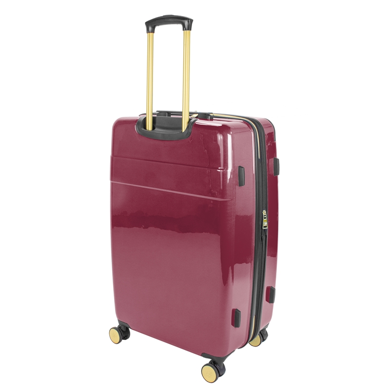 Jenni Chan Entin 3-Piece Hardside Spinner Set in Merlot