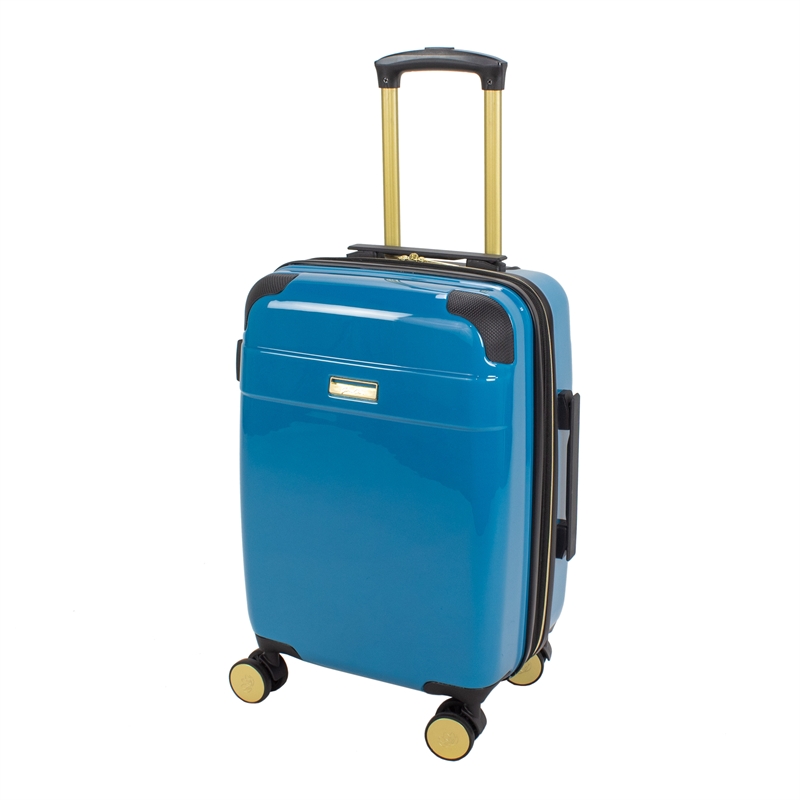 Jenni Chan Entin 3-Piece Hardside Spinner Set in Teal Blue