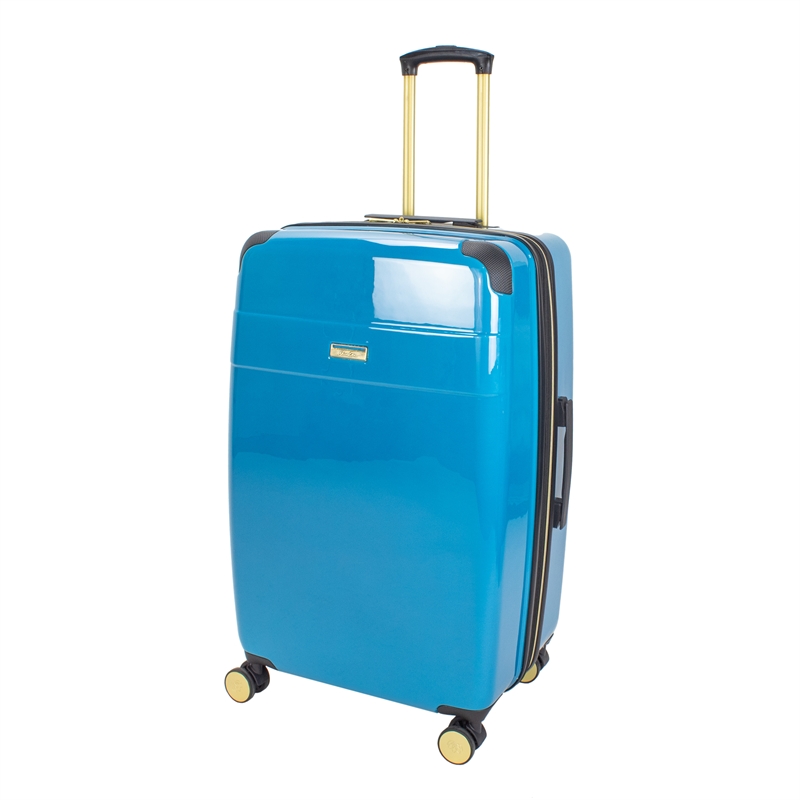 Jenni Chan Entin 3-Piece Hardside Spinner Set in Teal Blue