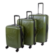 Body Glove Redondo 3-Piece Hardside Spinner Set in Olive