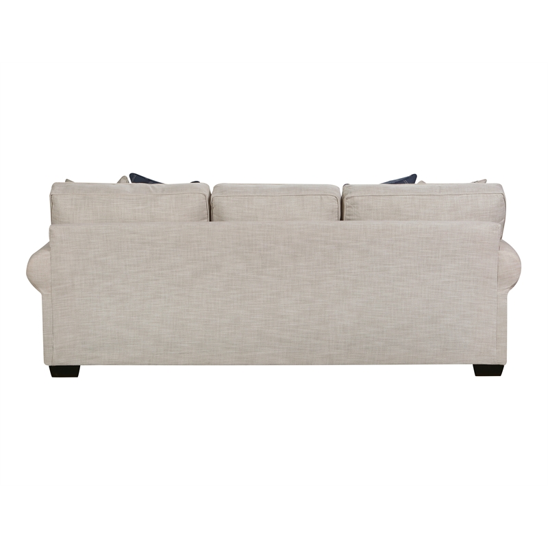 Southampton Sofa with Accent Pillows in Cream