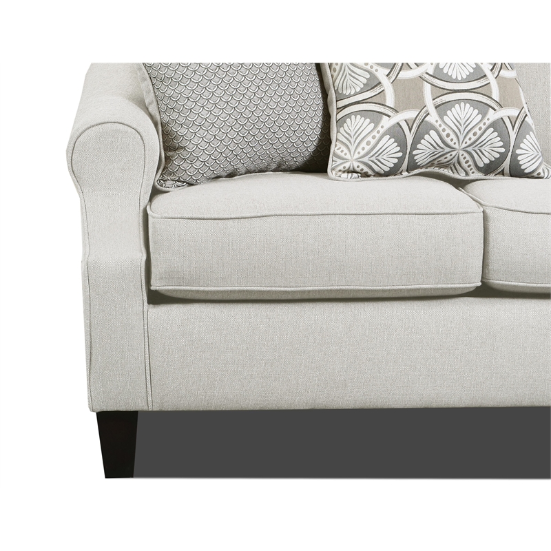 Havenwood Sofa with Accent Pillows in Cream
