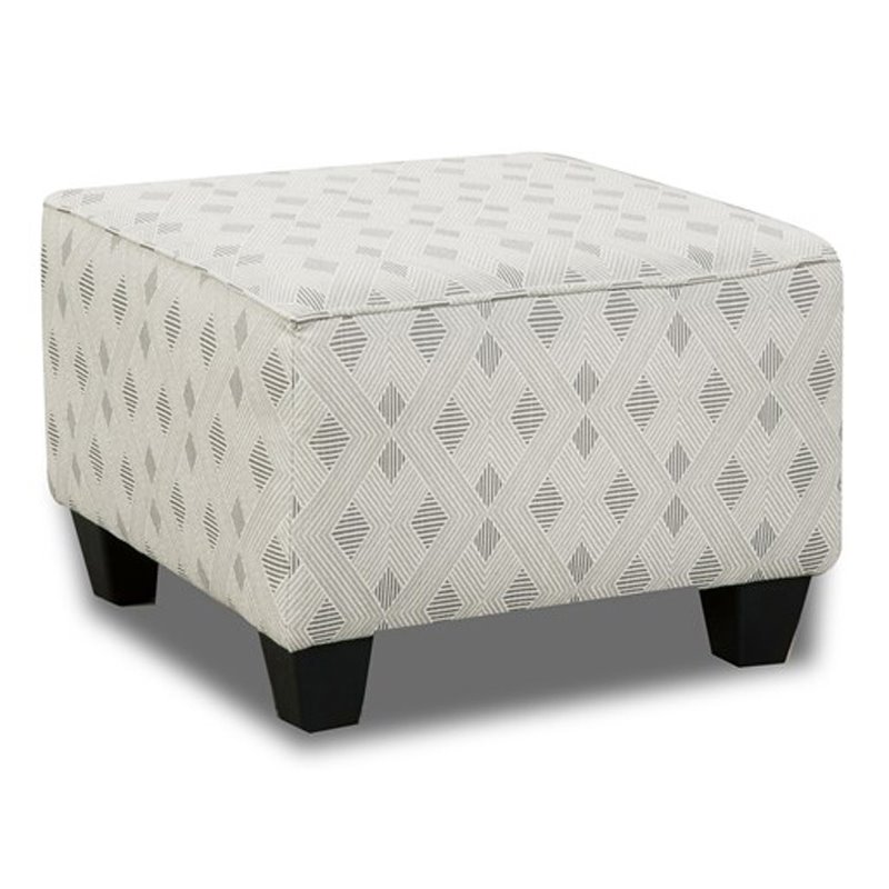 Arlo Cube Ottoman in Gray