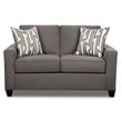 Oakleigh Loveseat with Accent Pillows in Gray