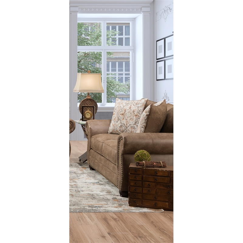 Woodland Brown Loveseat