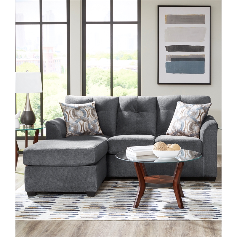 Jardin Charcoal Sofa Chaise
