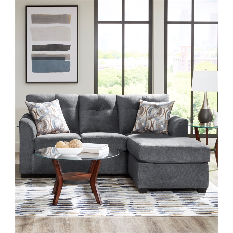 Jardin Charcoal Sofa Chaise