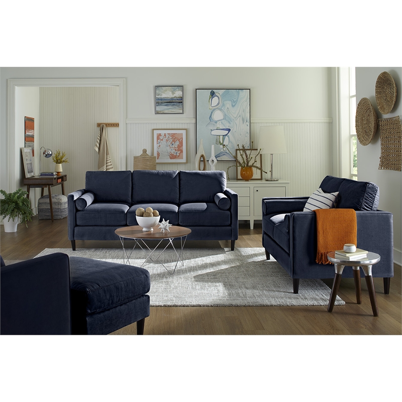 Behold Home Bea Indigo Loveseat