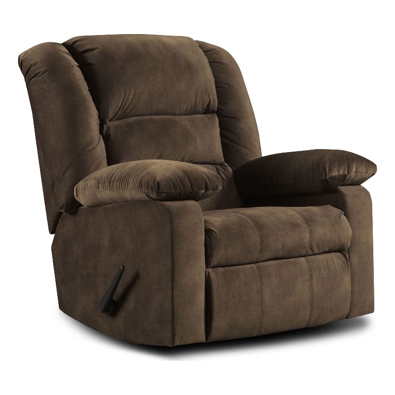 Behold Home Cody Chocolate Rocker Recliner
