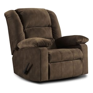 Behold Home Cody Chocolate Rocker Recliner
