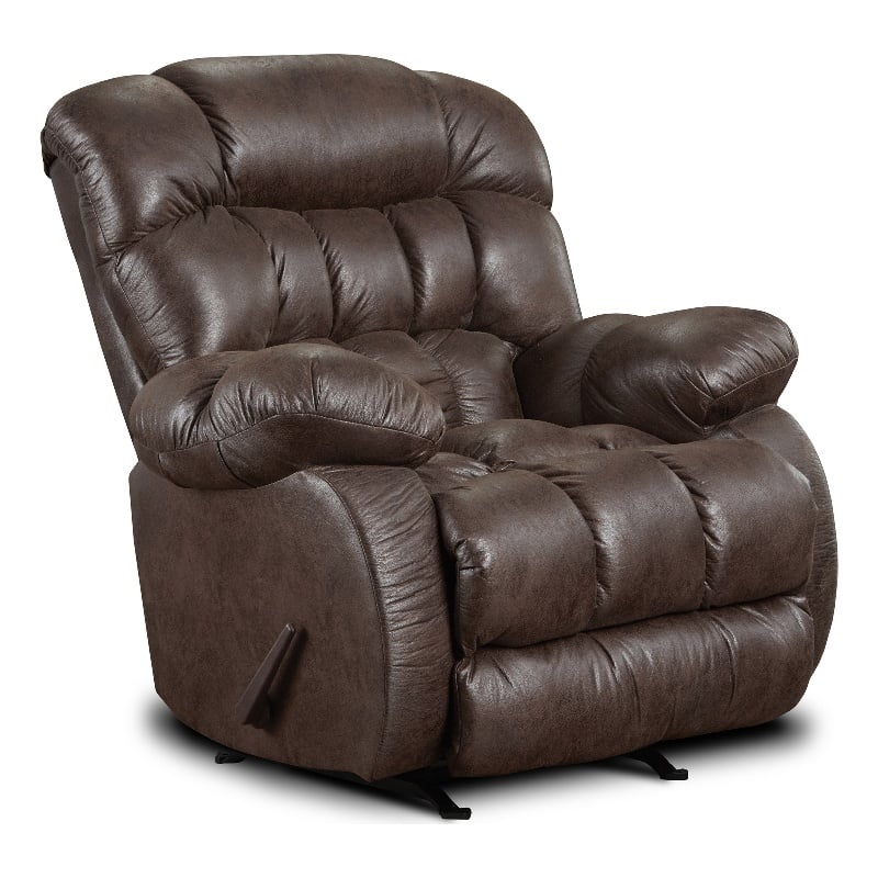 Behold Home Nevada Chocolate Rocker Recliner