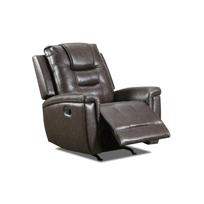 Behold Home Charlie Chocolate Manual Rocker Recliner