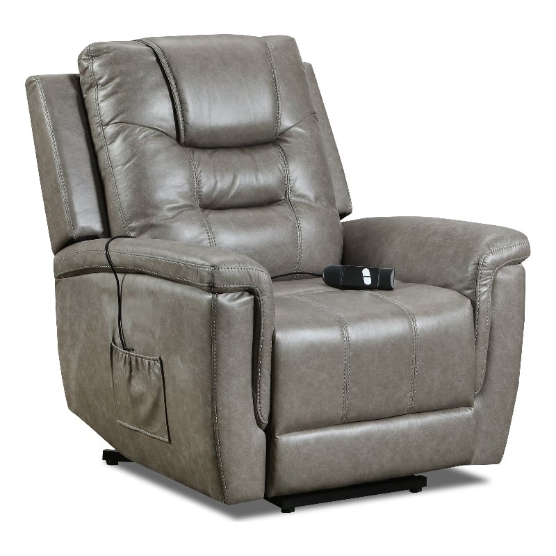 Behold Home Charlie Grey Power Lift Recliner