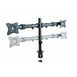 Rocelco Standing Desk Converter w/Dual Monitor Arm 31.5 in w/Tablet Holder Black