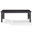 Afuera Living Coastal Metal Patio Coffee Table in Oil Rubbed Bronze
