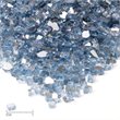 Afuera Living Contemporary Fire Glass in Blue