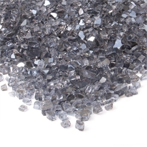 Afuera Living Contemporary Fire Glass in Gray