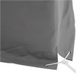 Afuera Living Vinyl Polyester Fabric Patio Sectional Cover in Gray