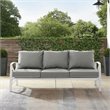 Afuera Living Steel Gray Sofa Rectangular Weather-Resistant 79