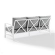 Afuera Living Steel Gray Sofa Rectangular Weather-Resistant 79