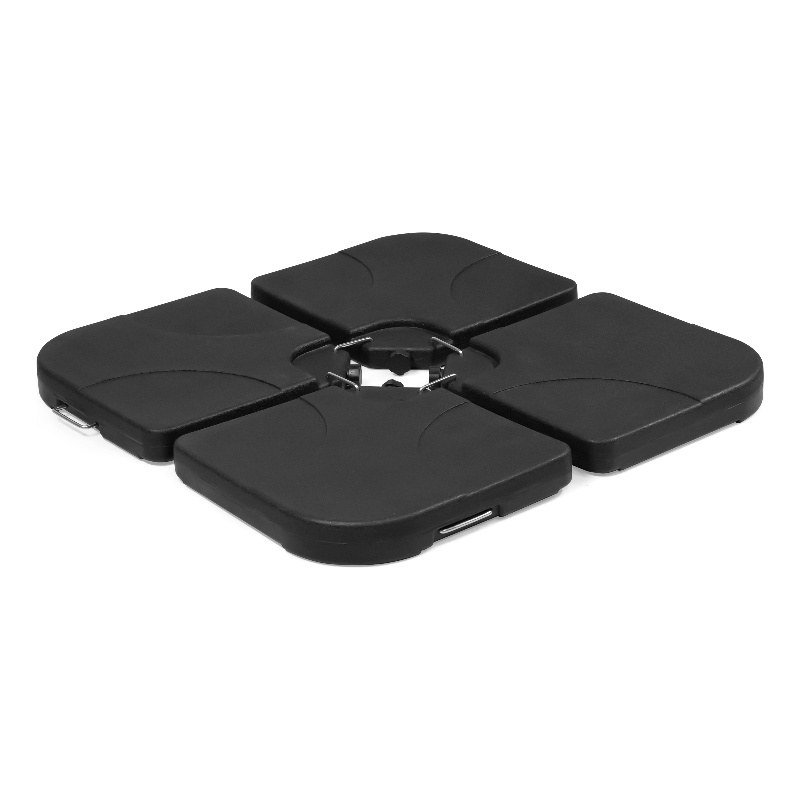 Afuera Living Black Heavy-Duty Plastic Patio Cantilever Umbrella Base