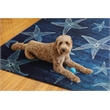 Afuera Living Indoor Outdoor Bondi Polyester Area 7'x9' Rug in Blue
