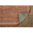 Afuera Living Indoor Outdoor Hama Polyester Accent 2'x3' Rug in Orange