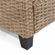 Afuera Living Transitional Wicker / Rattan Outdoor Coffee Table in Natural