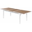 Afuera Living Brown Wood Outdoor Patio Extendable Dining Table
