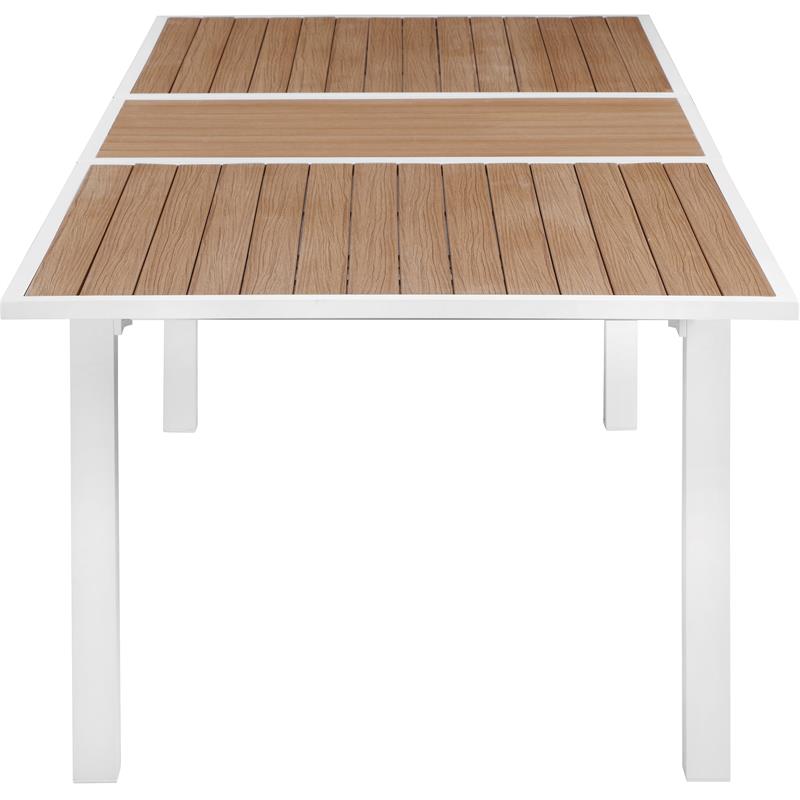 Afuera Living Brown Wood Outdoor Patio Extendable Dining Table