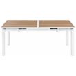 Afuera Living Brown Wood Outdoor Patio Extendable Dining Table