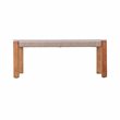 Afuera Living Modern Wicker Outdoor Cocktail Table in Natural