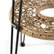 Afuera Living Wicker / Rattan Round Outdoor Coffee Table in Natural
