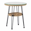 Afuera Living Wicker / Rattan Round Outdoor Coffee Table in Natural