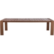 Afuera Living Contemporary Natural Outdoor Patio Dining Table