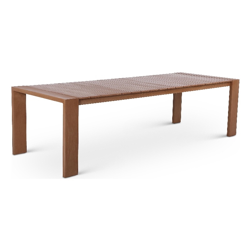 Afuera Living Contemporary Natural Outdoor Patio Dining Table