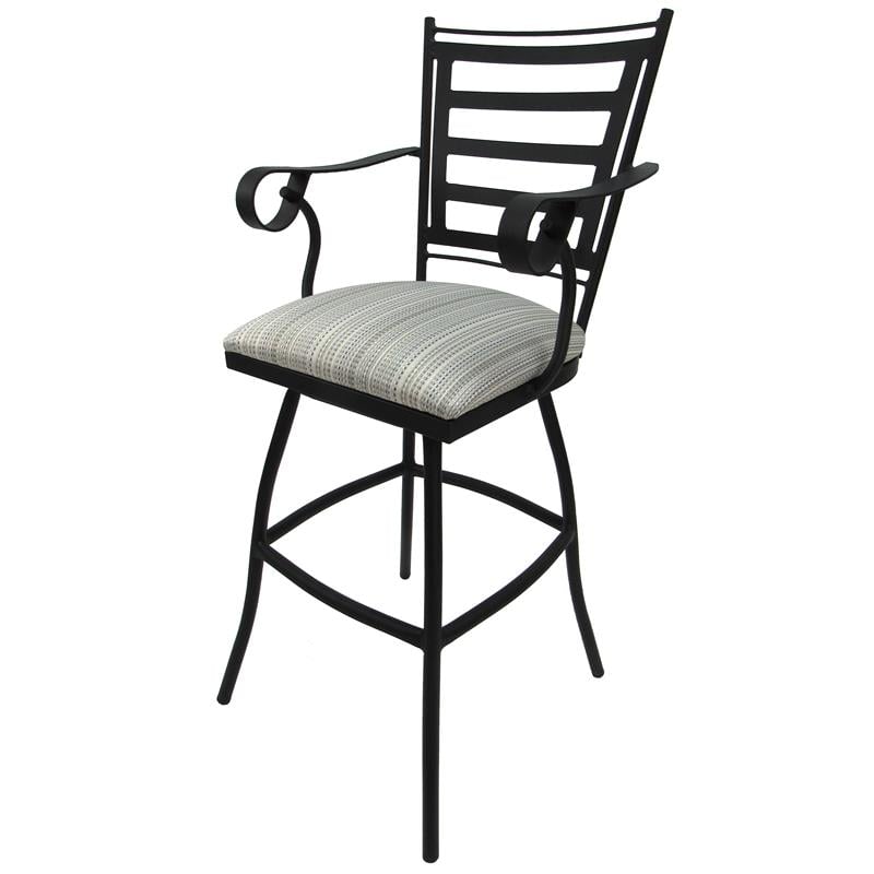 Afuera Living Outdoor Patio Extra Tall Spectator Swivel Bar Stool 35
