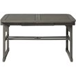 Afuera Living Transitional Extendable Patio Dining Table in Gray Wash