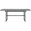 Afuera Living Transitional Extendable Patio Dining Table in Gray Wash